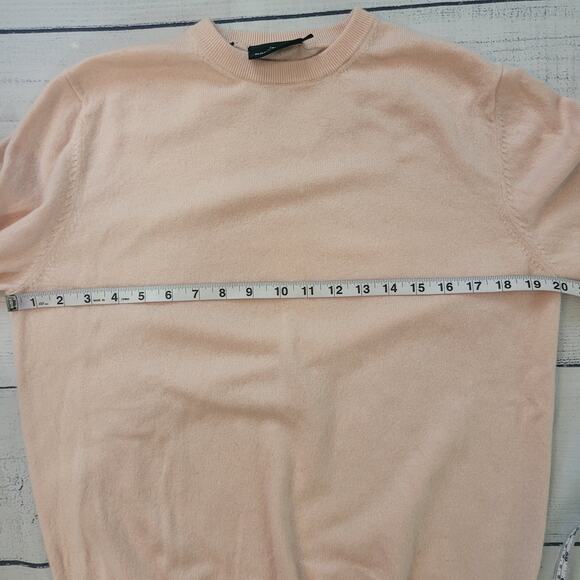 Rodd & Gunn Size L Men's Wool Cashmere Crewneck Light Pink Pullover Sweater - Picture 5 of 10